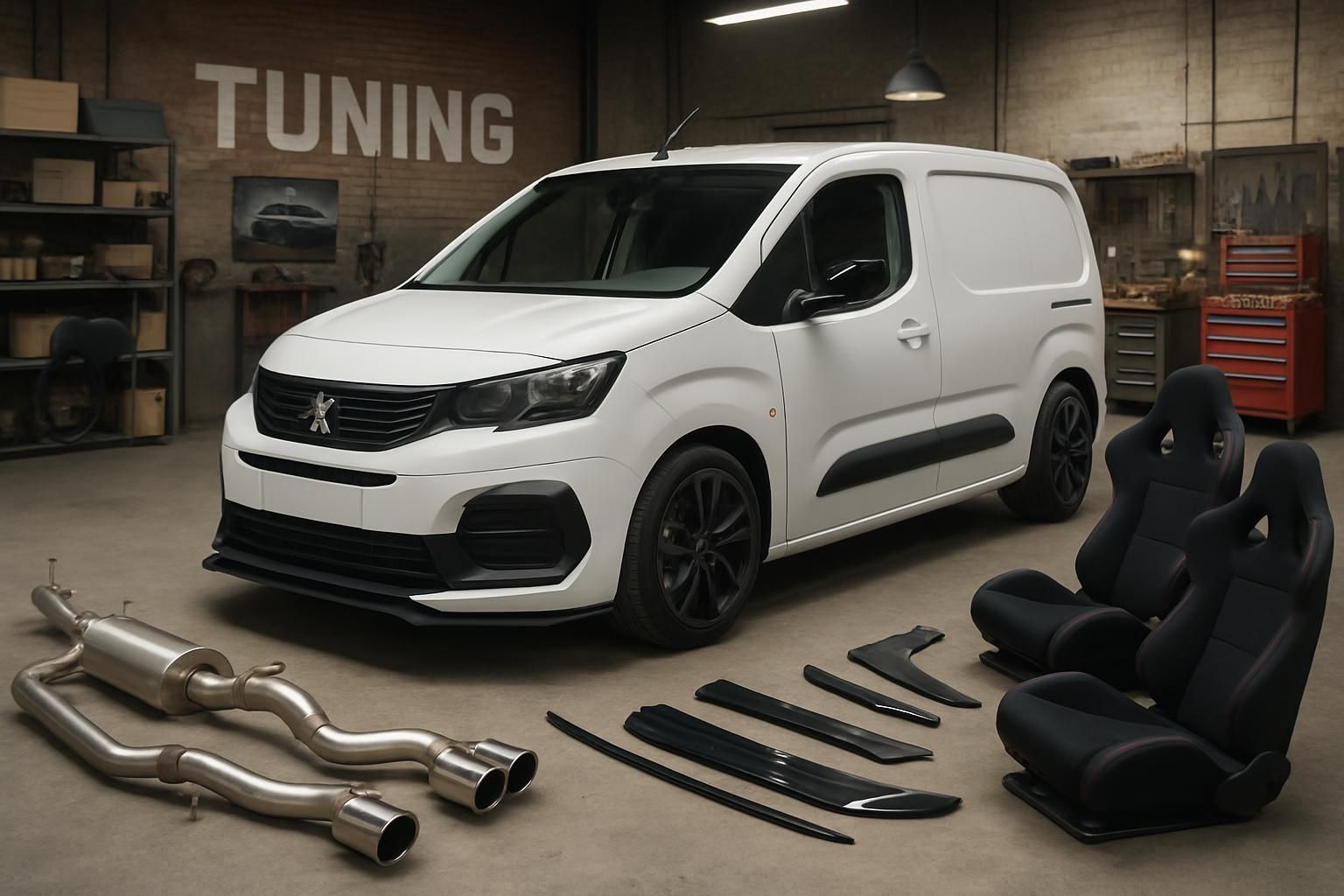 Découvrez notre sélection d'accessoires tuning et pièces performance pour Peugeot Partner. Améliorez le style, la puissance et le confort de votre Partner avec des équipements de qualité adaptés à votre véhicule.
