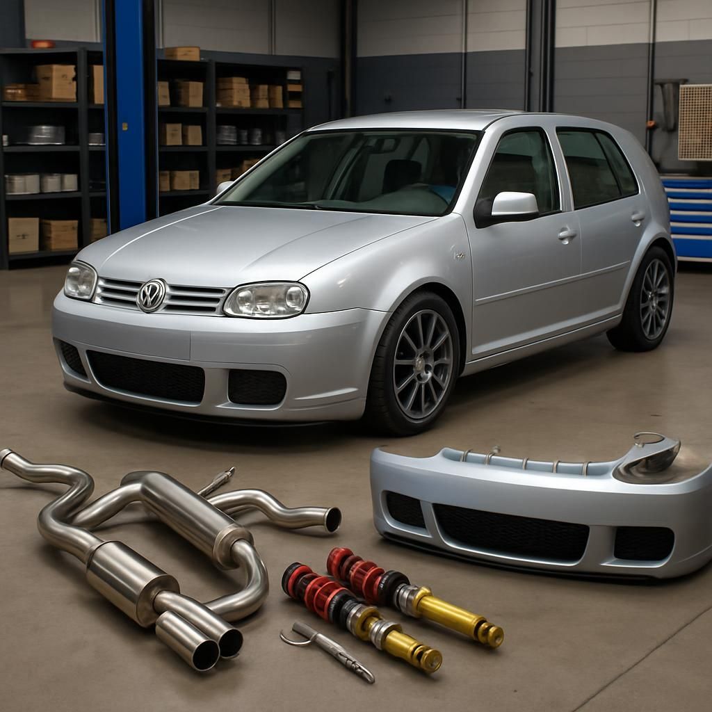 Découvrez notre sélection d’accessoires tuning et de pièces performance pour VW Golf 4. Améliorez le style et les performances de votre voiture avec des produits de qualité adaptés à tous les besoins.