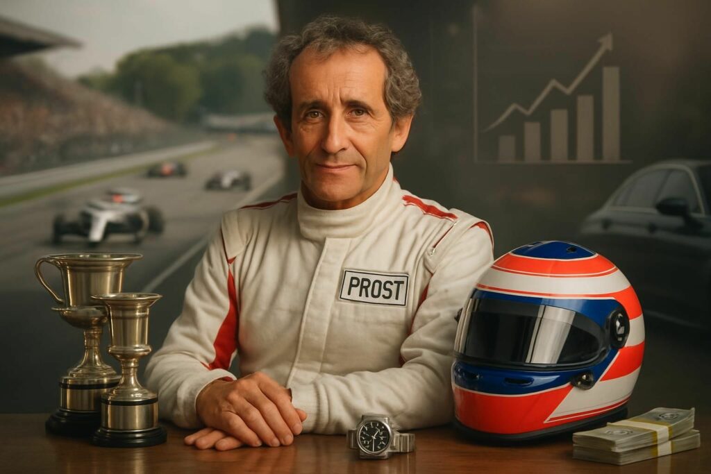 Découvrez la fortune d'Alain Prost, son parcours exceptionnel et les chiffres clés qui illustrent sa réussite dans le monde de la Formule 1.