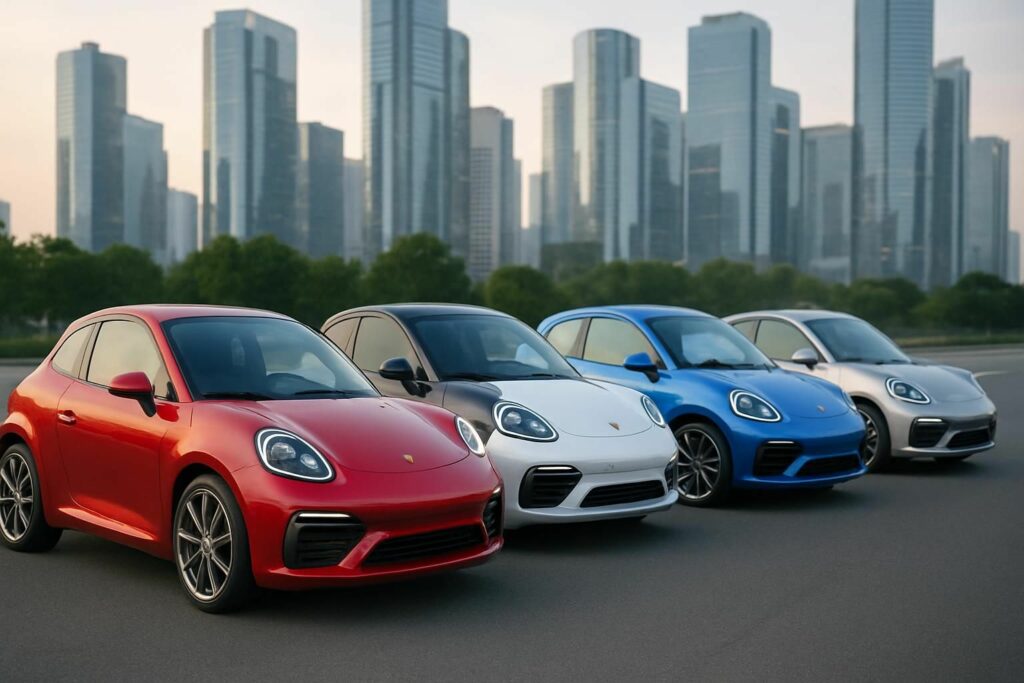 Découvrez le top 5 des voitures sans permis au design inspiré de Porsche en 2025, alliant élégance, performance et liberté de conduite sans permis.