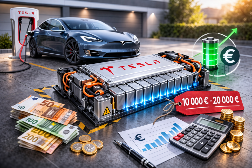 Batterie tesla prix