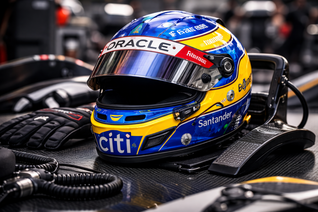 casque de formule 1